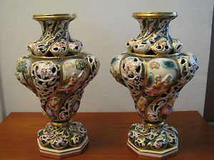 ornate vases