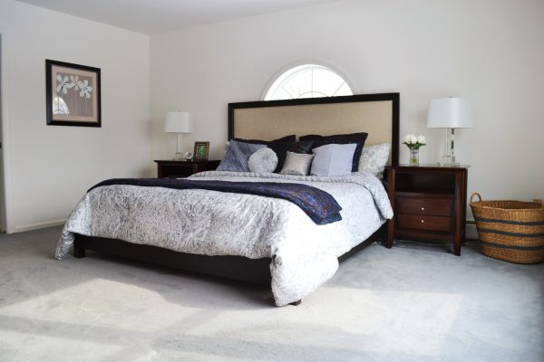staged bedroom in Orange County NY