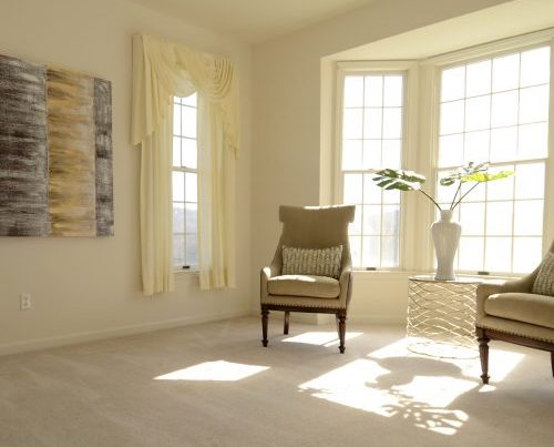 having open space in a room helps the eye rest