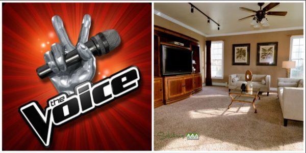 Analogy between The Voice and Staging a house